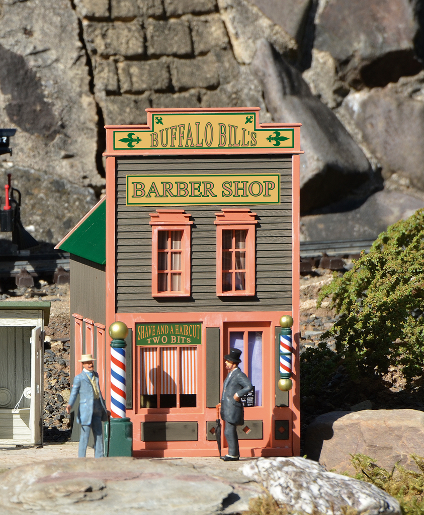 62726 River City Buffalo Bill's Barber Shop Built-Up Building (G